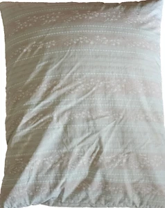 Vintage Harris BluPrint Feather Pillow Pink & White Floral Approx 19 x 25 - Picture 1 of 4