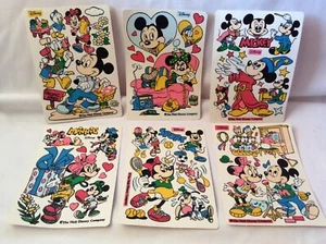 Disney Mickey Mouse Minnie Mouse Vinilo Pegatinas Calcomanías Unitek De Colección Años 80 Nuevo - Imagen 1 de 12