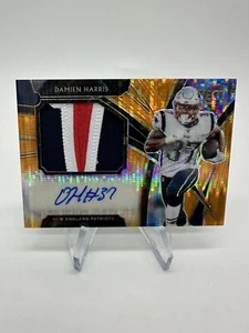 Damien Harris Orange Pulsar Select 2019 11/23 Rookie 🔥Patch JM-DA - Picture 1 of 2