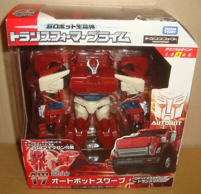 TRANSFORMERS PRIME AM-17 AUTOBOT SWERVE TAKARA TOMY 2012 - Immagine 1 di 4