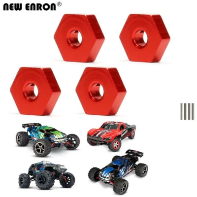#7154X Aluminum 12MM Hex Wheel Hubs for RC Short Truck Car Traxxas 1/16 Summit - Image 1 of 4