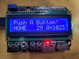 LCD1602 Board Keypad Shield Blue Backlight for Arduino Rasberry other Boards - Picture 1 of 1