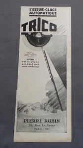 PUBLICITE ANCIENNE ADVERT CLIPPING 191017 ESSUIE GLACE AUTOMATIQUE TRICO PIERRE - Imagen 1 de 1