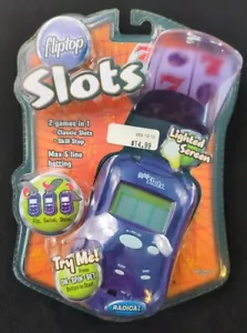 Radica Fliptop Slots Handheld Game 2 Games In 1 2007 New In Package - Picture 1 of 4