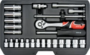 YATO YT-14461 Socket wrench ratchet 1/4" set 25pcs. - Picture 1 of 4
