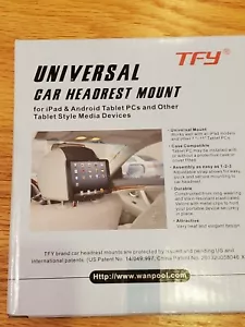 Brand New Car Headrest Tablet Mount Holder for iPads/Android/Tablets - 7-11 inch - Picture 1 of 2