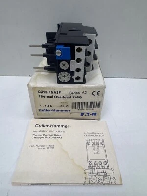 EATON-CUTLER-HAMMER C316FNA3F Serie A2 Thermischer Überlastrelais - Image 1 of 4