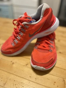 Nike Lunar Glide + 4 Laufschuhe Herren Größe 8,5 orange 2012 - Bild 1 von 9