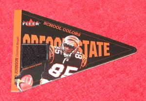 CHAD JOHNSON BENGALS 2002 FLEER TRADITION SCHOOL COLORS JERSEY #7 (AG1096) - Picture 1 of 1