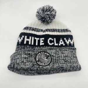 Cappello da sci pom pom in maglia Seltzer rigido artiglio bianco taglia unica - Foto 1 di 3