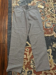 Vintage Old West Style Rail Stripe Pants Reenactment Size 42 Western Cowboy - Picture 1 of 3