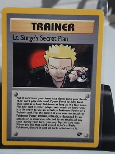 Lt. Surge's Secret Plan 107/132 Pokemon Gym Challenge 1st Edition NM/MT - Picture 1 of 4