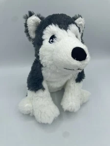 Ikea Husky Livlig Gray White Puppy Dog Plush 8" Stuffed Animal Toy - Picture 1 of 2