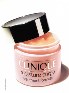 1989 Clinique Beauty Moisturizer pink 1-page MAGAZINANZEIGE - Bild 1 von 1