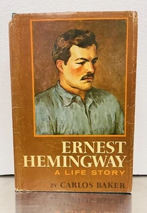 ERNEST HEMINGWAY: A Life Story, by Carlos Baker HC/DJ Scribners 1969 - Picture 1 of 4