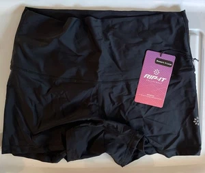 Rip It Volleyball Shorts (3" )Women's Period Protection Black - Picture 1 of 2
