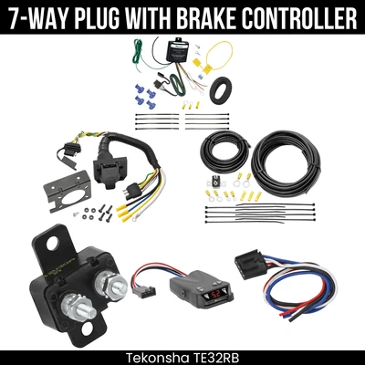 Tekonsha 7 路拖车布线 + 制动控制适用于 24-25 马自达 CX-90 2025 CX-70 — 第 1/4 张图片