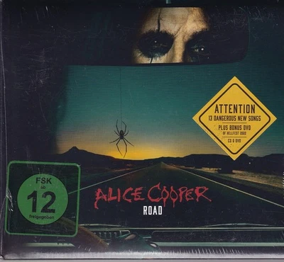Alice Cooper /  Road (CD+DVD Digipak) (NEW! Original verschweißt) - Bild 1 von 2