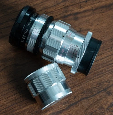 Tamron Spectra Duo-Focus 140mm f/4.5 lens w/ teleconvertor and Exakta mount - Image 1 of 4