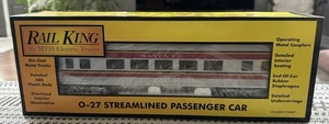 Coche de pasajeros aerodinámico Rail King MTH O-27 Santa Fe 30-6102 envío gratuito C20 - Imagen 1 de 9