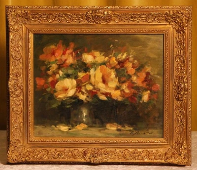 Gerhard ARNOLD (*1938) Ölgemälde Blumenstillleben 1550,- DM - Bild 1 von 4