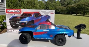 Arrma Fury 2WD 223S BLX W/ DSC Brushless SC Truck W/ 2 Batteries & Remote - Picture 1 of 15
