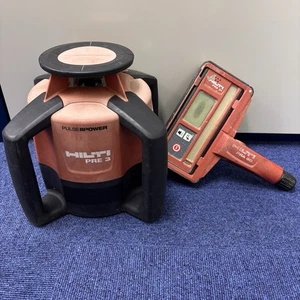 Hilti PRE3 Rotierende Laser-Wasserwaage mit Akku, Empfänger, Koffer roter Laser - Bild 1 von 13