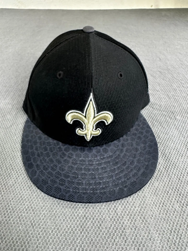 Новая регулируемая черная кепка New Orleans Saints New Era 9Forty для футбольной команды НФЛ - Изображение 1 из 4