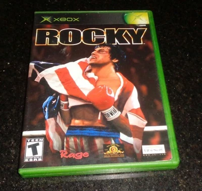 Xbox Rocky (Microsoft 2002) CIB W/Manual , Excellent Shape - Image 1 of 3