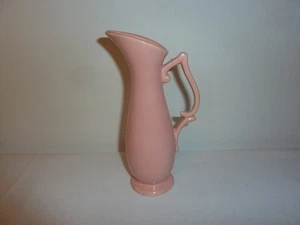 Darling Vintage Pink McCoy Pottery Stoneware Pitcher 8" - Picture 1 of 7