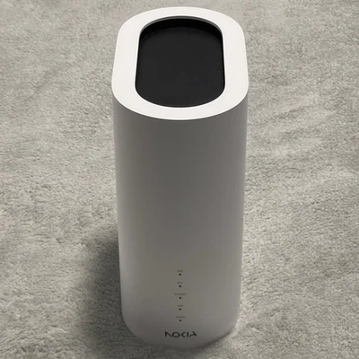 Nokia WiFi Beacon 10 Tri-Band Wi-Fi 6E Mesh Router Gateway White 2.5Gb LAN - Image 1 of 4