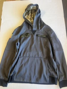Buffalo Bills Salute To Service Nike Youth Hoodie. Large. Excellent Condition - Picture 1 of 12