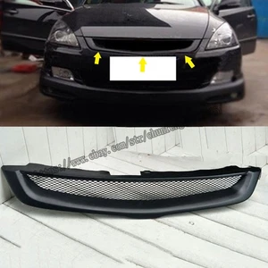 Parachoques delantero de malla negro mate para Honda Accord 7th 2003-2007 FRP 1p - Imagen 1 de 4