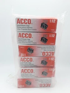 Acco 72020 Acco Small Binder Clips 72-Count, Size 3/4" Capacity (6 Boxes of 12) - Picture 1 of 2