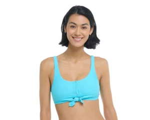 Body Handschuh cyanblau GROSSES Spektrum Kate Druckknopflasche Pullover Badeanzug Bikini Top - Bild 1 von 2