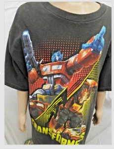 Transformers Boy's or Girls Short Sleeve Black T-shirt Size XL 14-16 - Picture 1 of 5