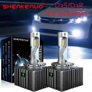 2 PIEZAS NUEVO JUEGO DE BOMBILLAS LED brillantes d3s 6000k 42403 42302 66340 66340hbi ee. uu. - Imagen 1 de 17
