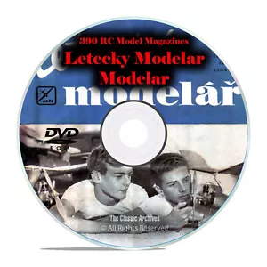 390 RC Model Airplane Magazines, Modelar, Letecky Modelar (Czech) DVD I14 - Picture 1 of 1