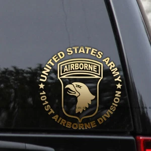 101st Airborne Division Veteran Vinyl Decal Sticker - Bild 1 von 2