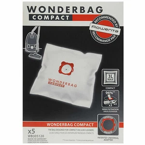 WONDERBAG BAGS COMPACT TYPE UNIVERSAL 5L SMS MICROFIBRE VACUUM CLEANER GENUINE - Picture 1 of 4