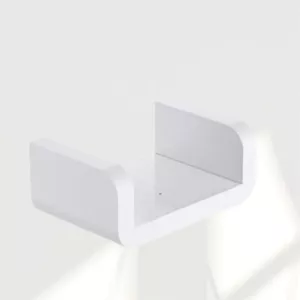 1pc Wall-mounted Storage Rack Plastic Corner Shelf Decorative Bookshelf - Picture 1 of 11
