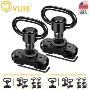 Premium Mlok Quick Release Sling Mount Push Button QD M-LOK Sling Swivel Adapter - Picture 1 of 18
