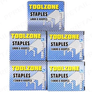 REPLACEMENT STAPLES X20000 6mm 8mm 10mm 12mm 14mm Refill Heavy Duty ST003 Gun UK - Picture 1 of 2