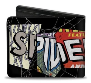 Spiderman Beyond erstaunliche faltbare Geldbörse Spiderman Typograf schwarz - Bild 1 von 4