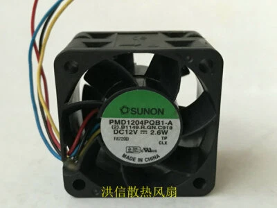 SUNON PMD1204PQB1-A DC12V 2.6W 4028 40mm 4-wire server fan - Image 1 of 4