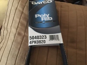 Serpentine Belt-FI Dayco 5040323 4PK0820 - Picture 1 of 2