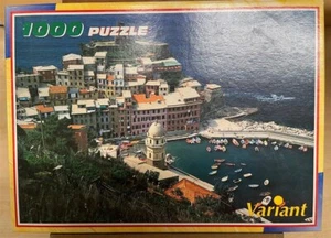 1000 Pieces Jigsaw Puzzle, VARIANT, "Vernazza Ligura Italy" - Picture 1 of 4