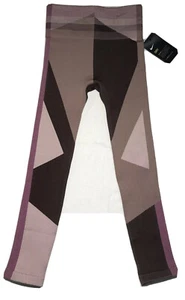 Nike Womens Sculpt Lux Icon Clash 7/8 Seamless Tights small brown CJ4135-283 - Picture 1 of 9