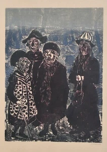 Willem Grimm / Holzschnitt / Rumpelpötte /handsigniert / 2 - Picture 1 of 3