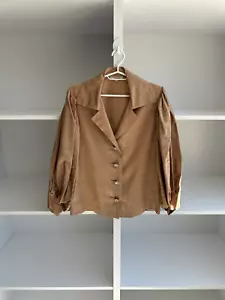 Blazer vintage Saint Laurent Paris Rive Gauche raso anni 80 - Foto 1 di 16